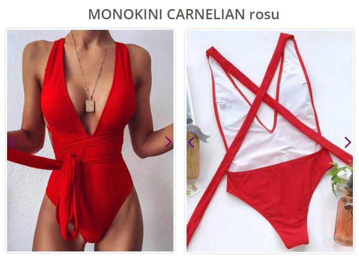 monokini rosu